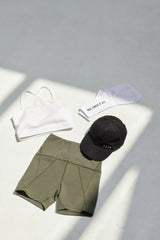 “Rise Above It All” Logo Socks - White