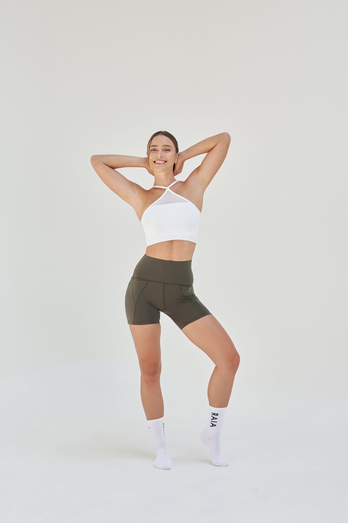 NEW AirRise Perform Pocket Shorts - Dark Olive Green