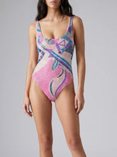 Sofia Pink One Piece Swimsuit
