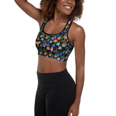 Sports Bra in Jungle Night