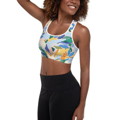 Sports Bra in Afternoon Garden