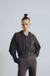 YOUR *ITCH ACID WASH ZIPPED HOODY