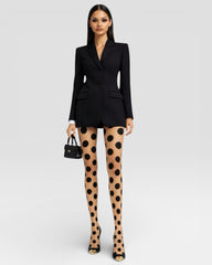 Spotlight Premium Jacquard Tights