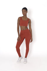 POWERFLOW HIGH-RISE POWER LEGGINGS BURNT ORANGE