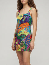 Boston Mosaic Beaded Mini Dress