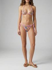 Coral Starfish Pink Bikini Top