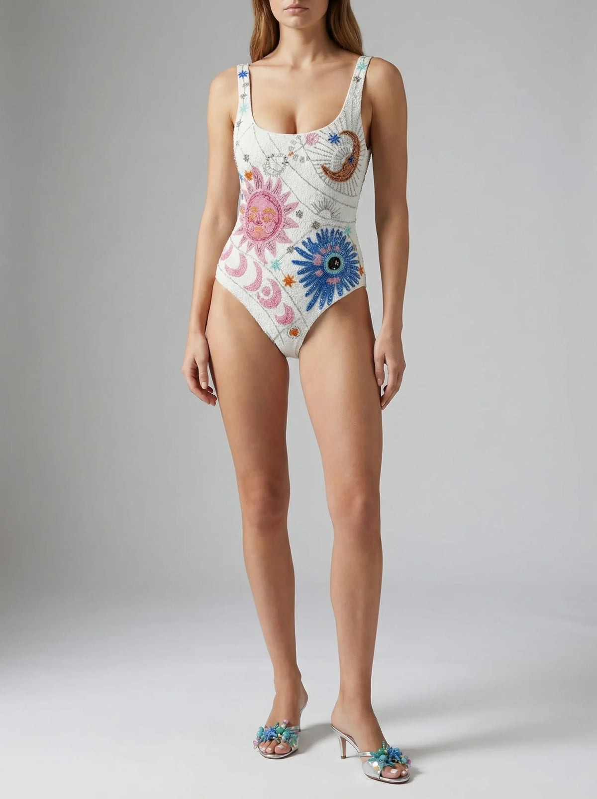 Celestial Star White Swimsuit