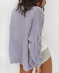 Tom: Lilly Blue Cotton Cardigan