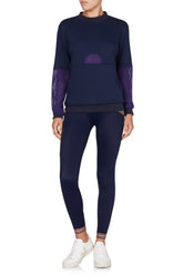 July 5:45 Fleece Jumper Blue Purple