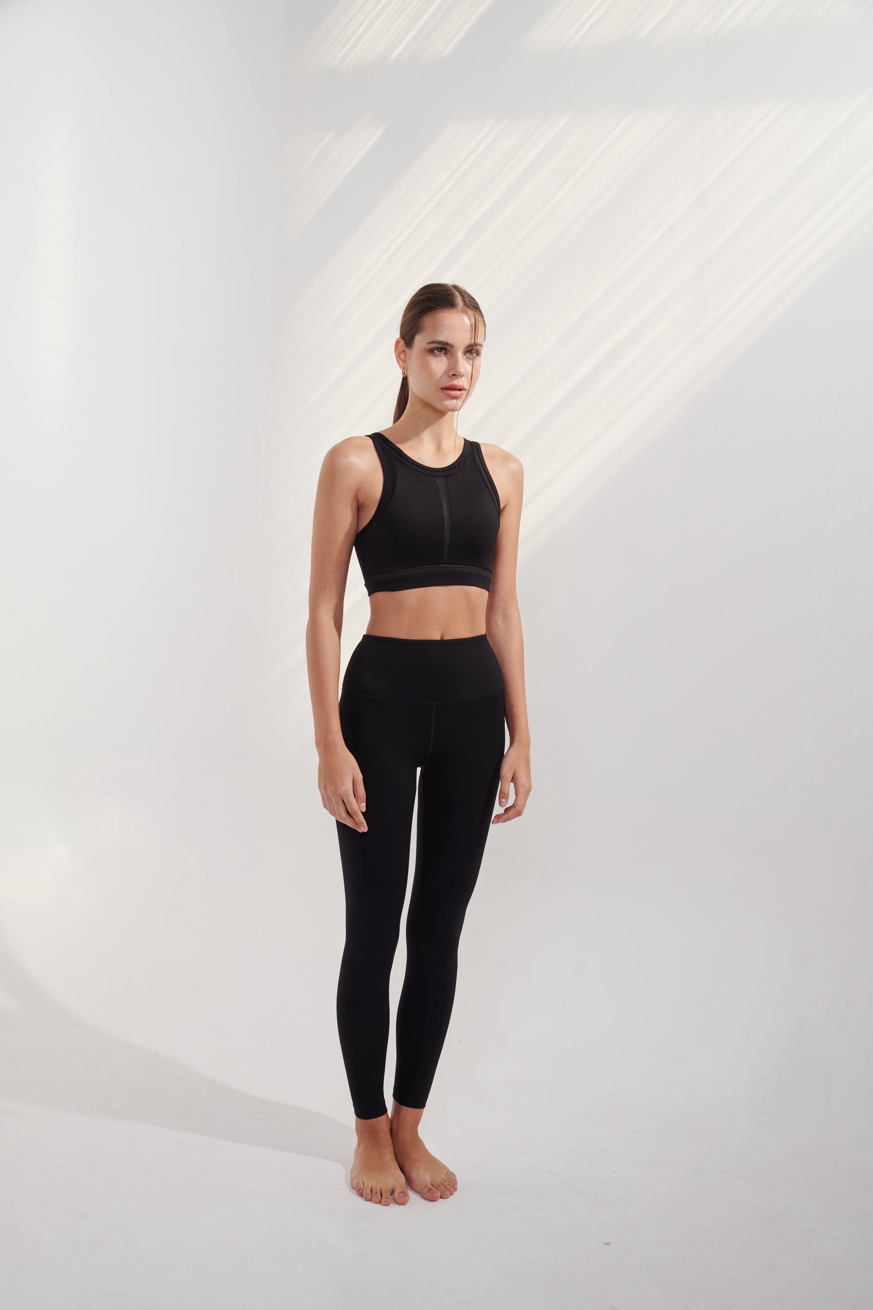 AirRise High Neck Longline Sports Bra - Wine Red