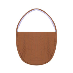 MOON CROSS BODY BAG - FLAT WHITE BROWN