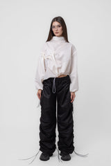 Merle Parachute Black Pants