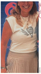 The Faded Serve Tank – Mottled Navy | Logo Only