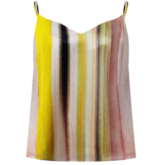 Art Stripes Silk Camisole