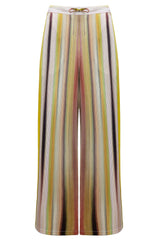 Art Stripes Silk Pants
