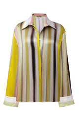Art Stripes Silk Shirt
