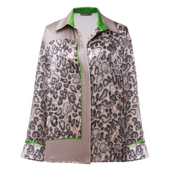 Silk Shirt Animal Print