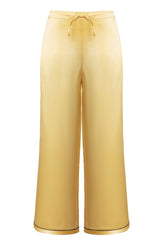 The Lady Silk Pants Panna Cotta