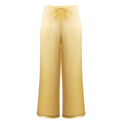 The Lady Silk Pants Panna Cotta