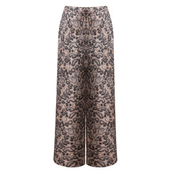 Silk Pants Animal Print