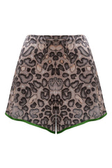 Silk Shorts Animal Print