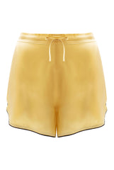 The Lady Silk Shorts Panna Cotta