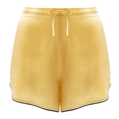 The Lady Silk Shorts Panna Cotta