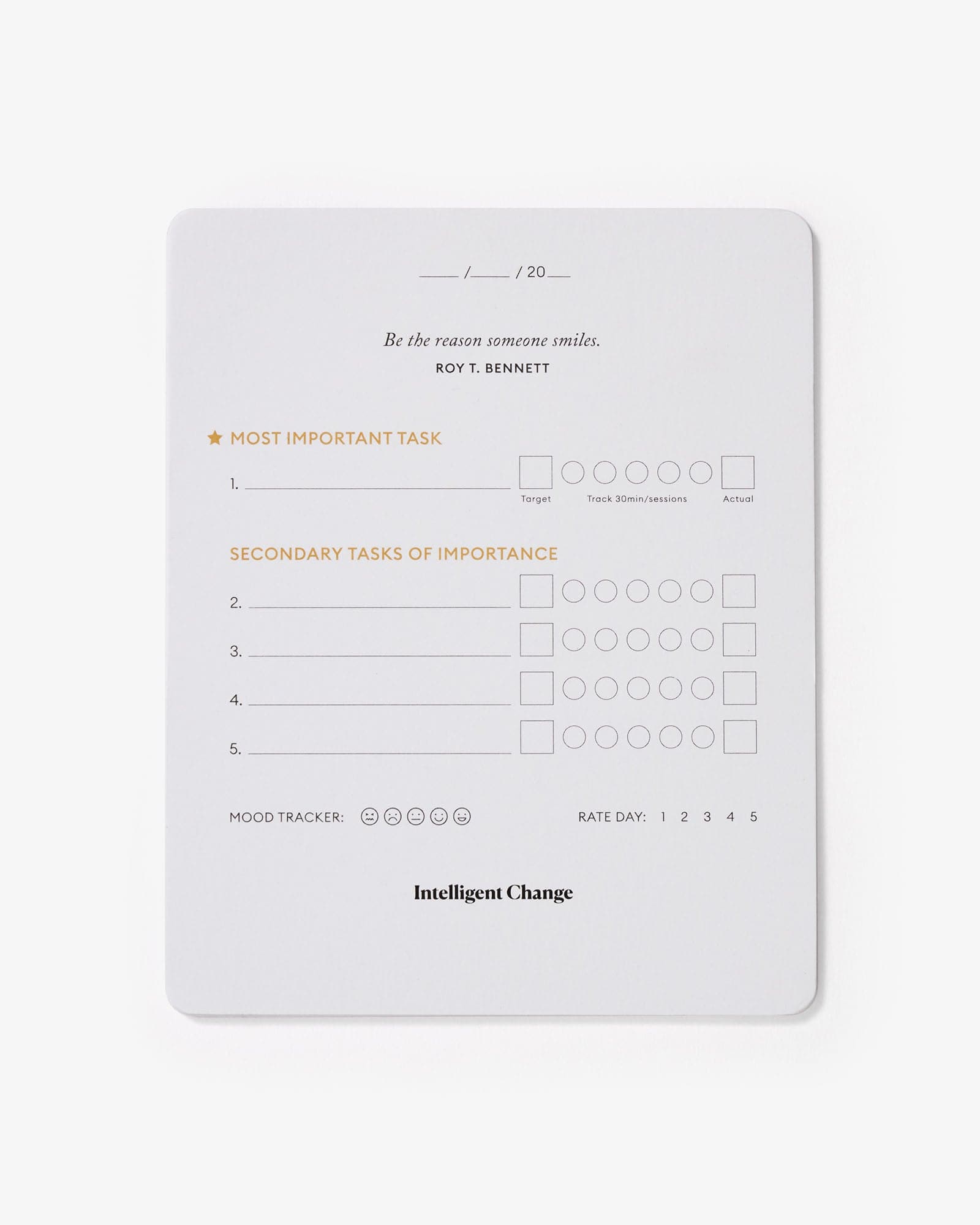 Productivity Planner Cards Refill Pack