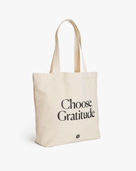 Organic Cotton Tote Bag – Choose Gratitude