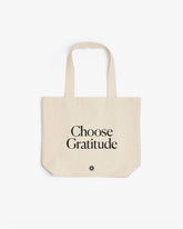 Organic Cotton Tote Bag – Choose Gratitude