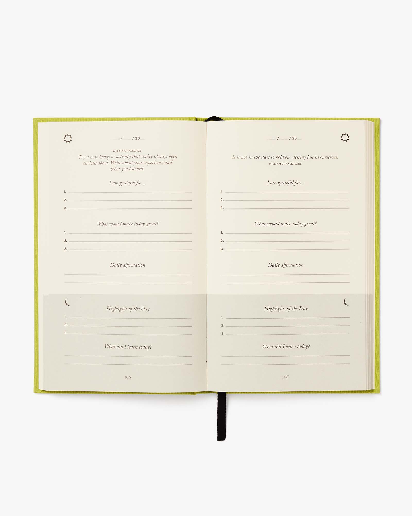 The Five Minute Journal - Apple Green