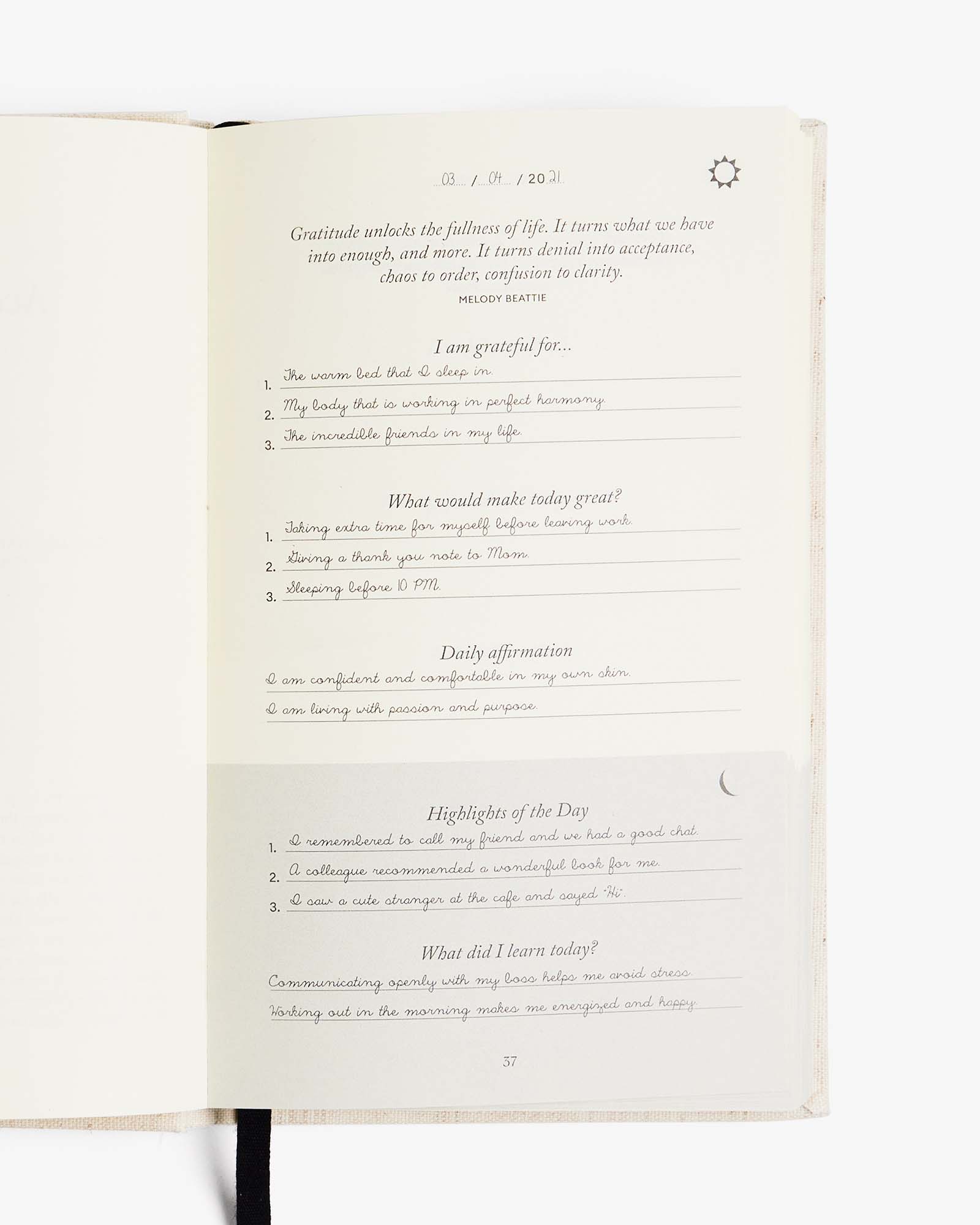 The Five Minute Journal - Ditsy Rose