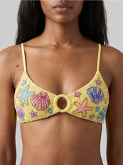 Disney | Oceanus Under the Sea Bikini Top in Yellow