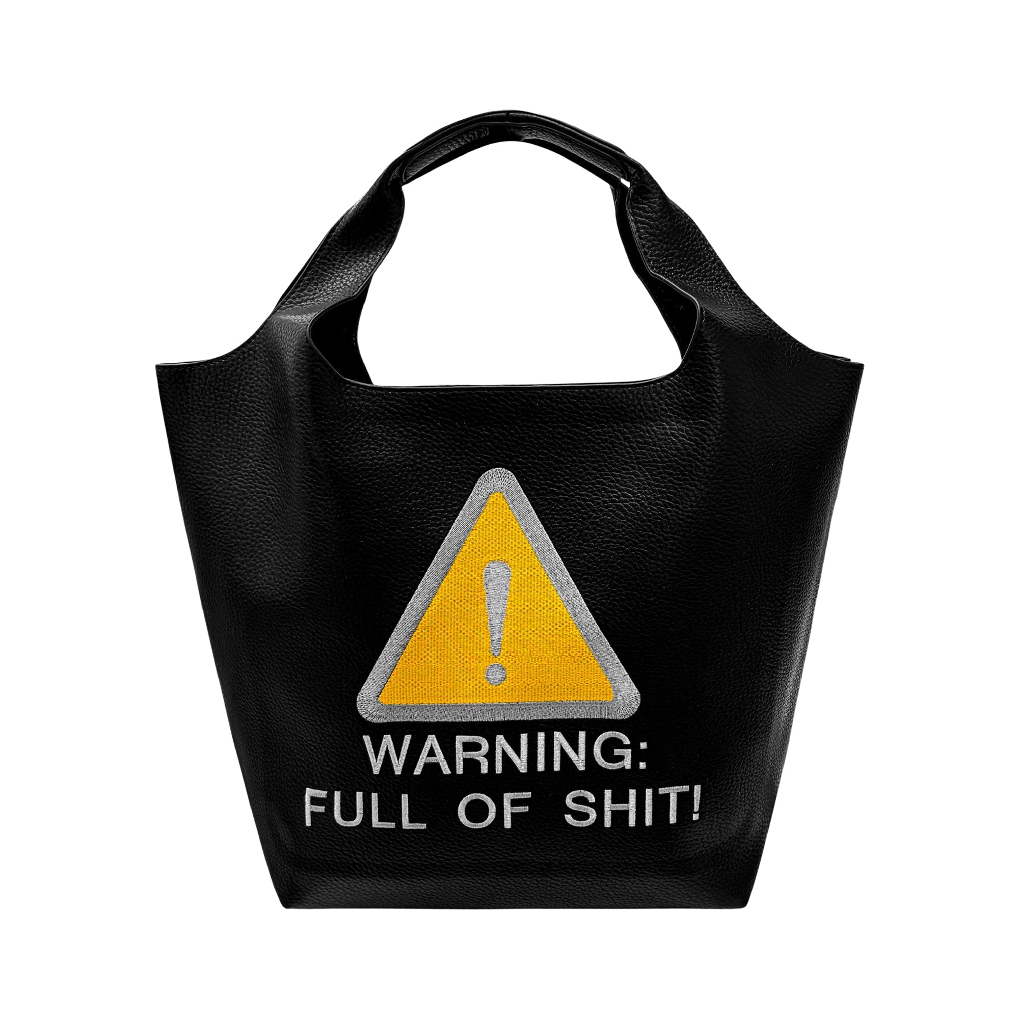 Warning: Full of Shit Shoulder Bag
