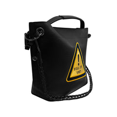 Warning Full of Shit Shoulder Bag