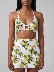 Lemon Blossom Bikini Co-Ord Skirt