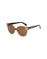 Oceanus X SOJOS Glowheart Sunglasses Brown
