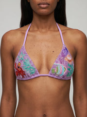 Disney | Oceanus Sea Lilac Fully Beaded Bikini Bottom