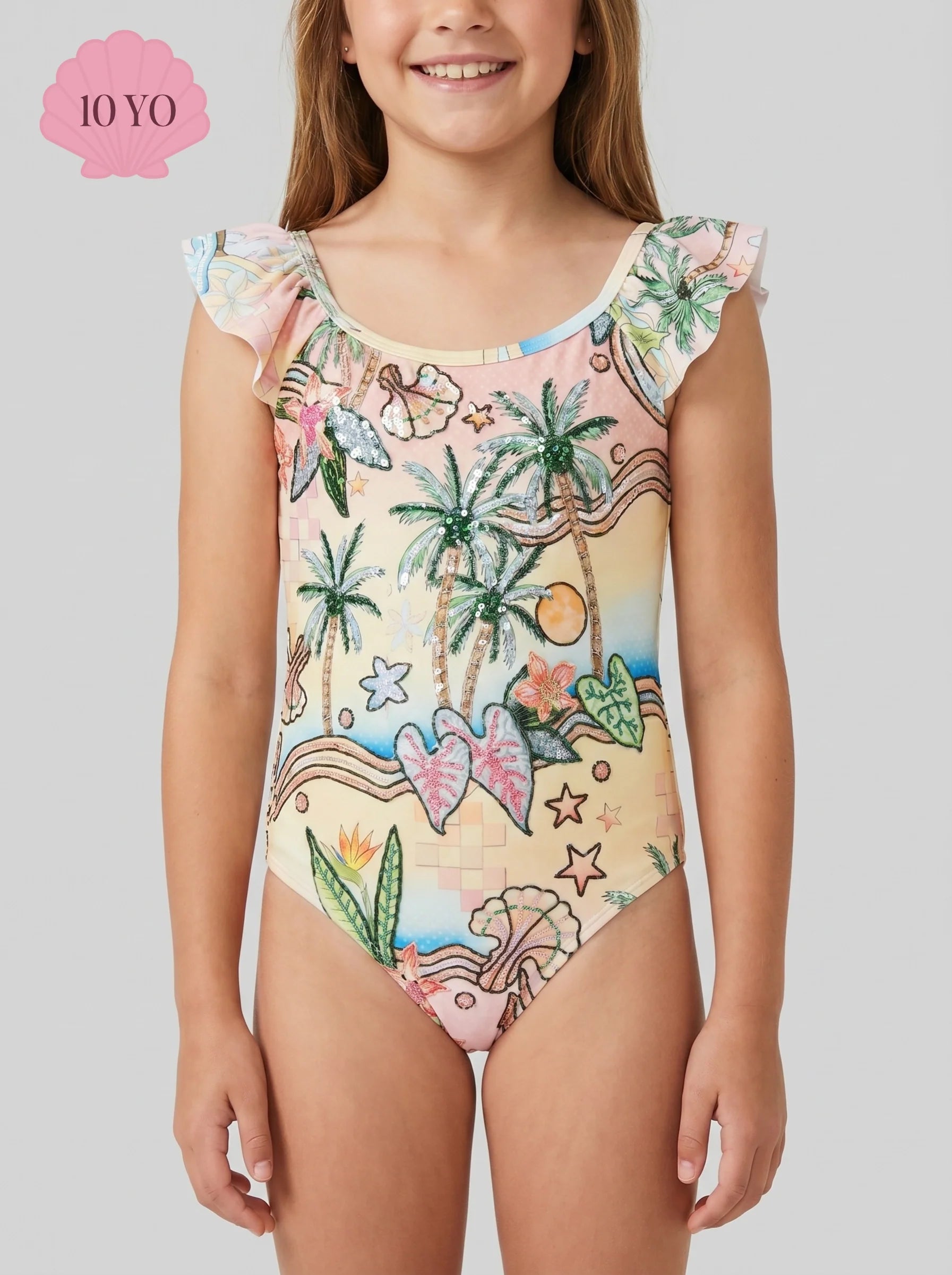 Sunset Beach Kids Swimsuit