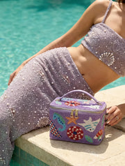 Seahorse Box Bag Purple
