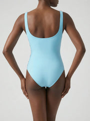 Selene Sea Shell Swimsuit in Aqua
