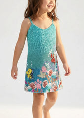 Oceanus | Disney Kids Neptune Dress in Blue