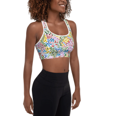 Sports Bra in Blooms