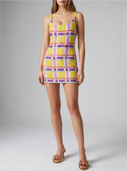 Candy-Stripe Mini Dress