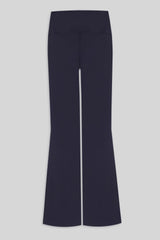 TWIST FLARE PANTS - NAVY