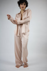 Silk Dreamscape Shirt Transcendent Pink