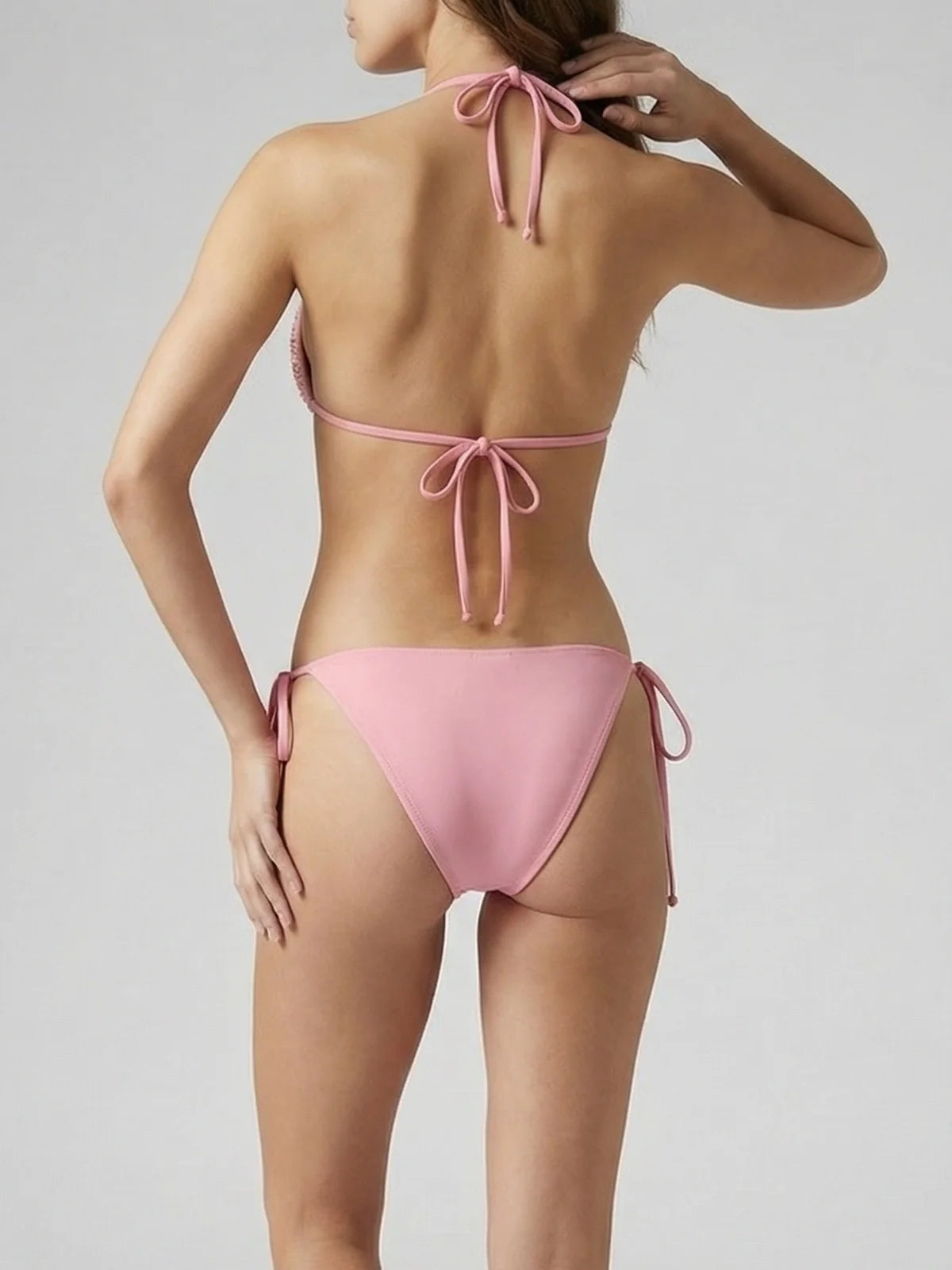 Coral Starfish Pink Bikini Top