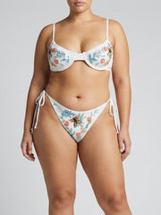 Los Angeles Low Coverage Bikini Bottom - White