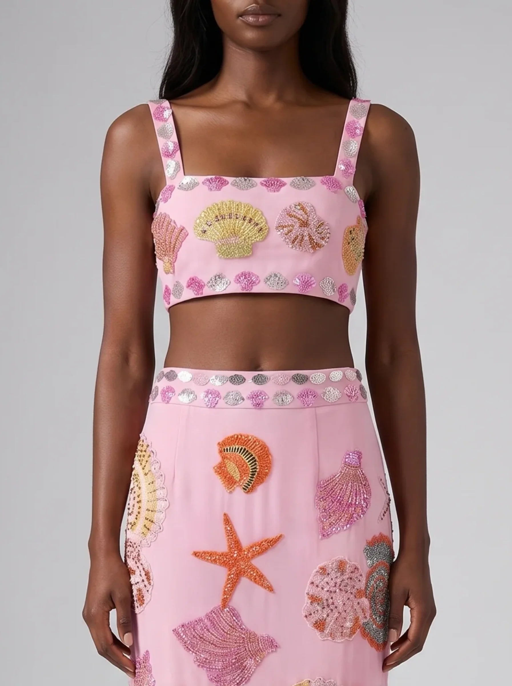 New York Hand-Embroidered Top