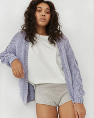 Tom: Lilly Blue Cotton Cardigan